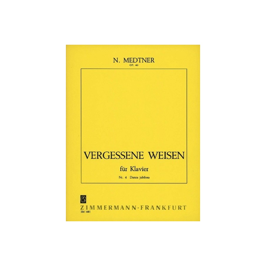 Vergessene Weisen op. 40 