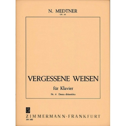 Vergessene Weisen op. 40 