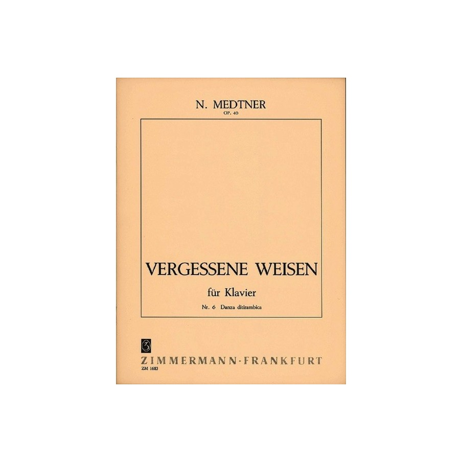Vergessene Weisen op. 40 