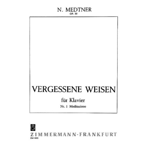 Vergessene Weisen op. 39 