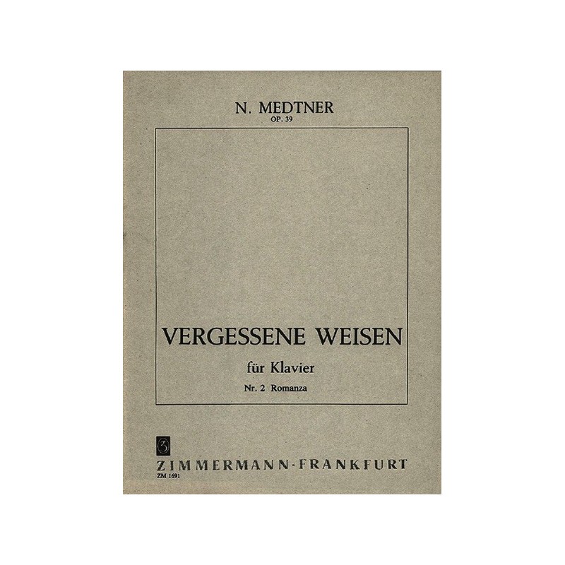 Vergessene Weisen op. 39 