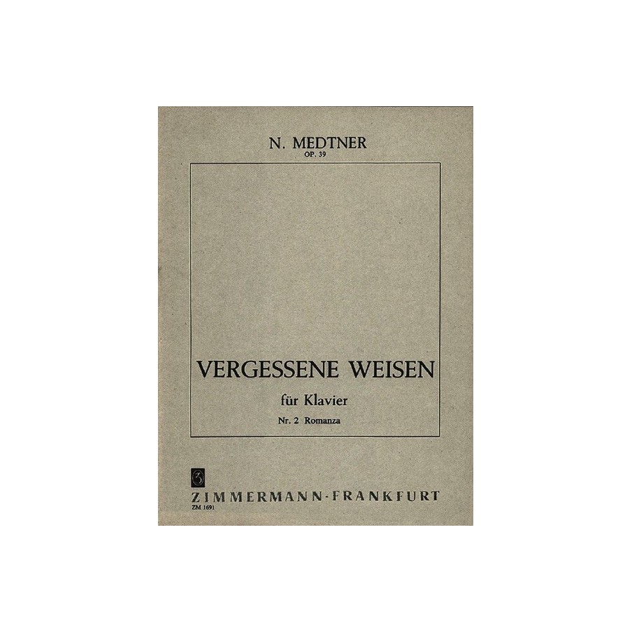 Vergessene Weisen op. 39 