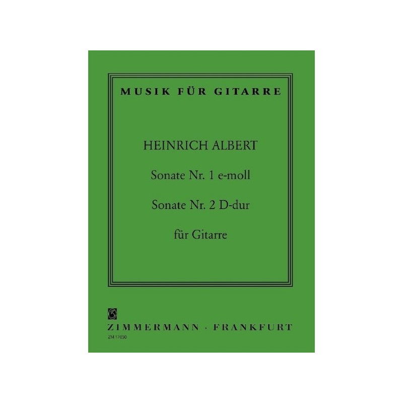 Sonate Nr. 1 e-Moll / Sonate Nr. 2 D-Dur 