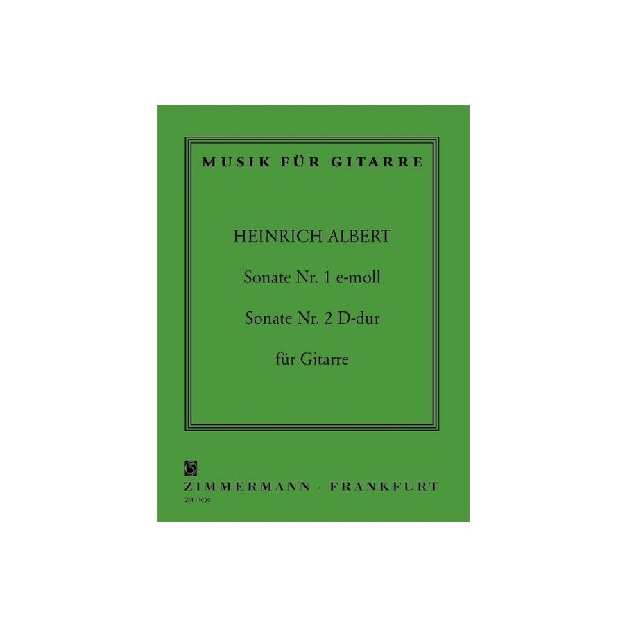 Sonate Nr. 1 e-Moll / Sonate Nr. 2 D-Dur 