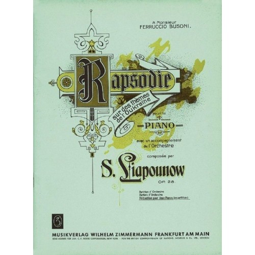 Ukrainische Rhapsodie op. 28 