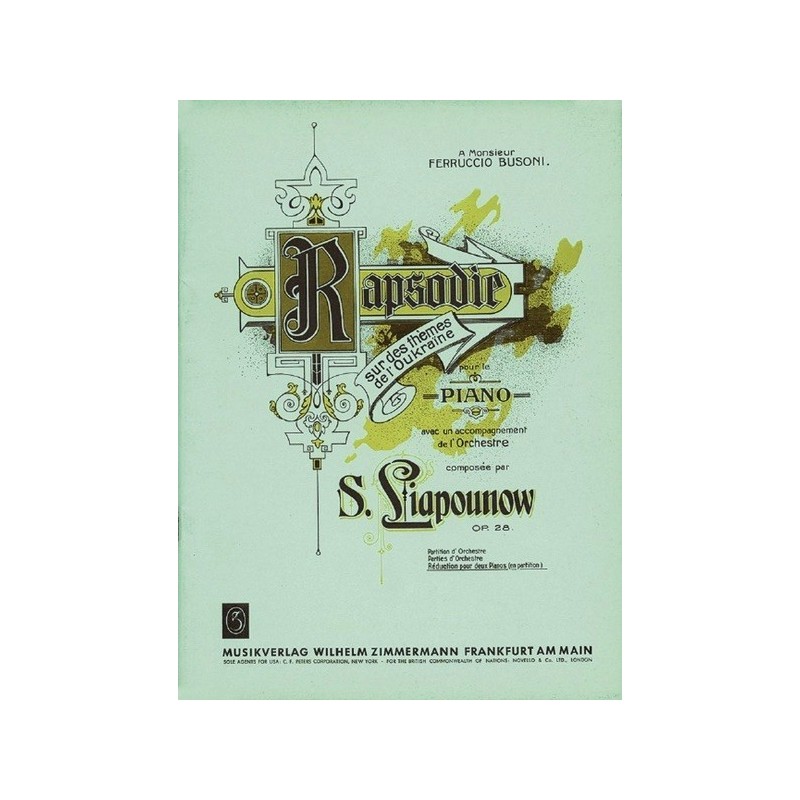 Ukrainische Rhapsodie op. 28 