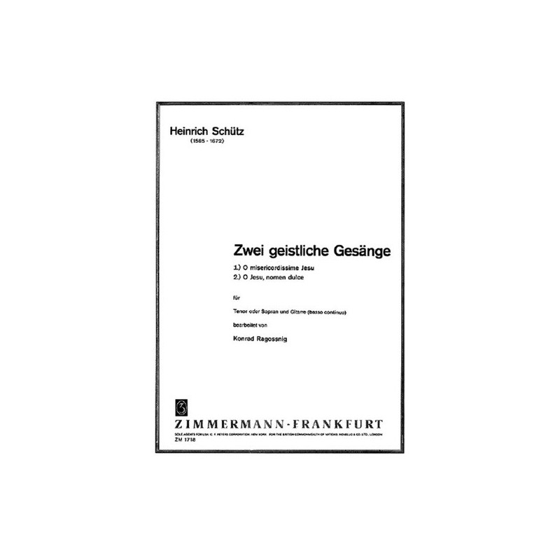 Zwei geistliche Gesänge 
