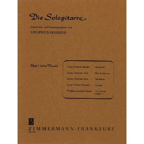 DIE SOLOGITARRE Heft 1 