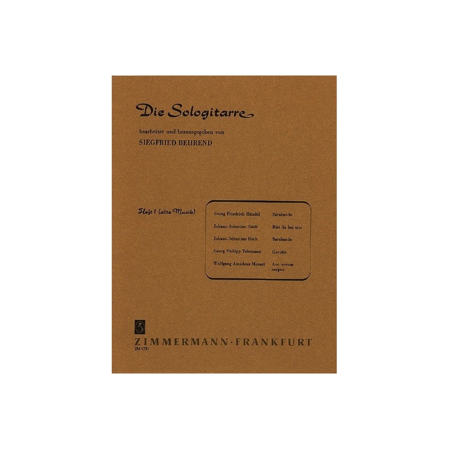 DIE SOLOGITARRE Heft 1 