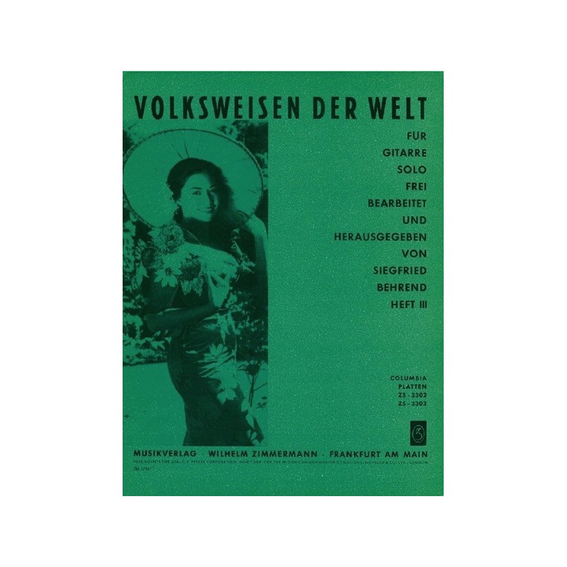 Volksweisen der Welt Heft 3 