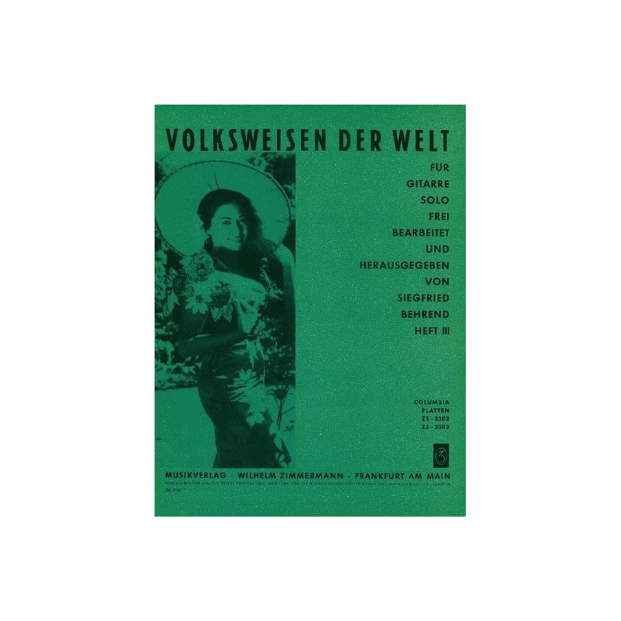 Volksweisen der Welt Heft 3 