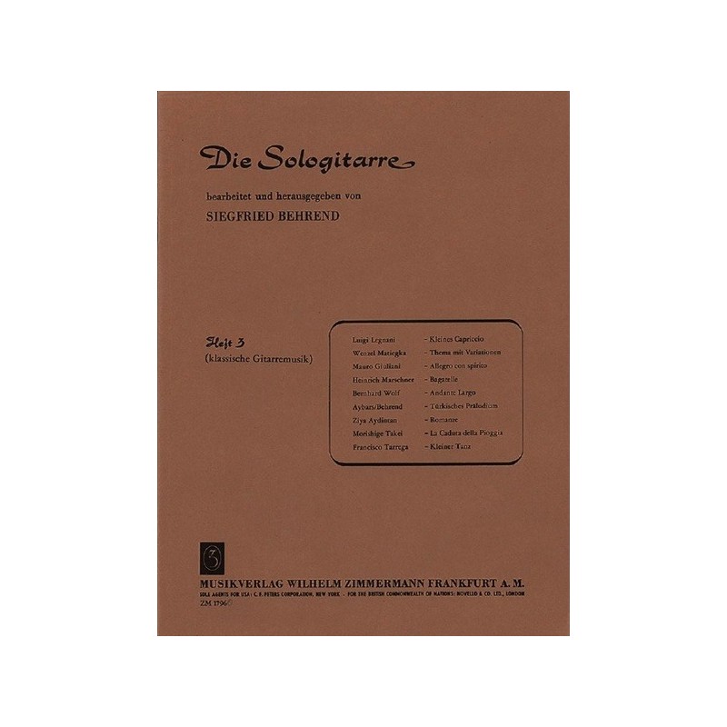 DIE SOLOGITARRE Heft 3 
