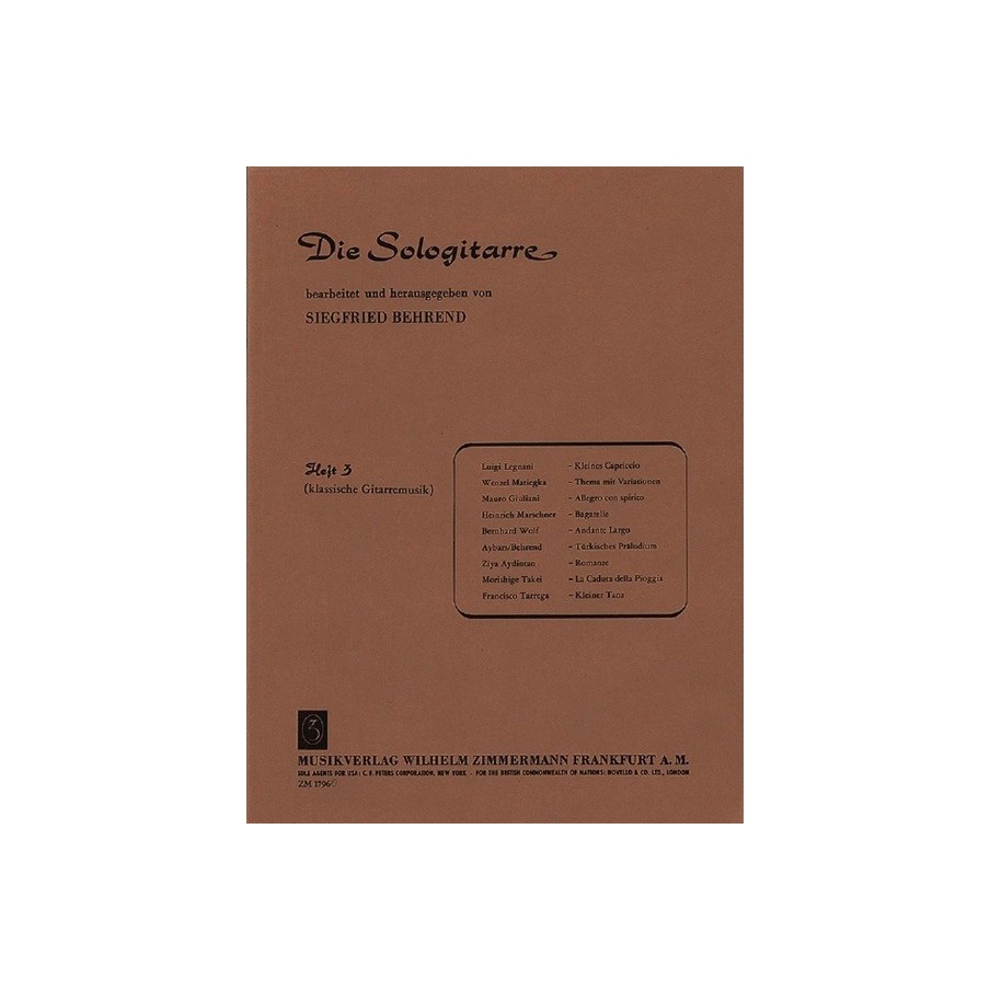 DIE SOLOGITARRE Heft 3 