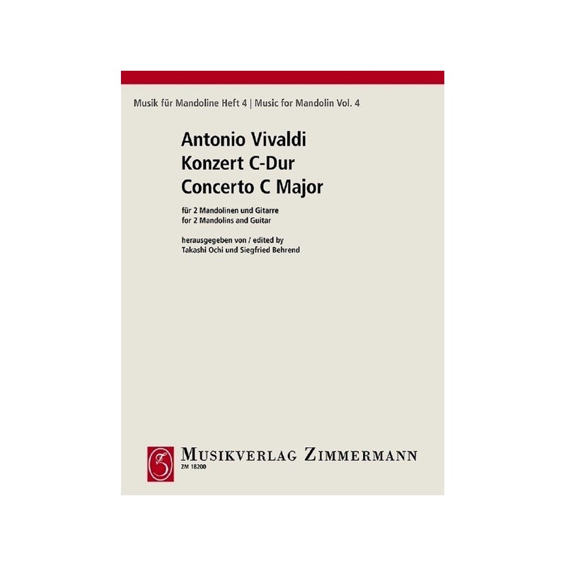 Concerto In C For 2 Mandolins And Guitar 