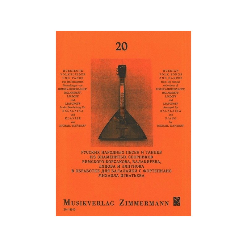Zwanzig Russische Volkslieder und Tänze 