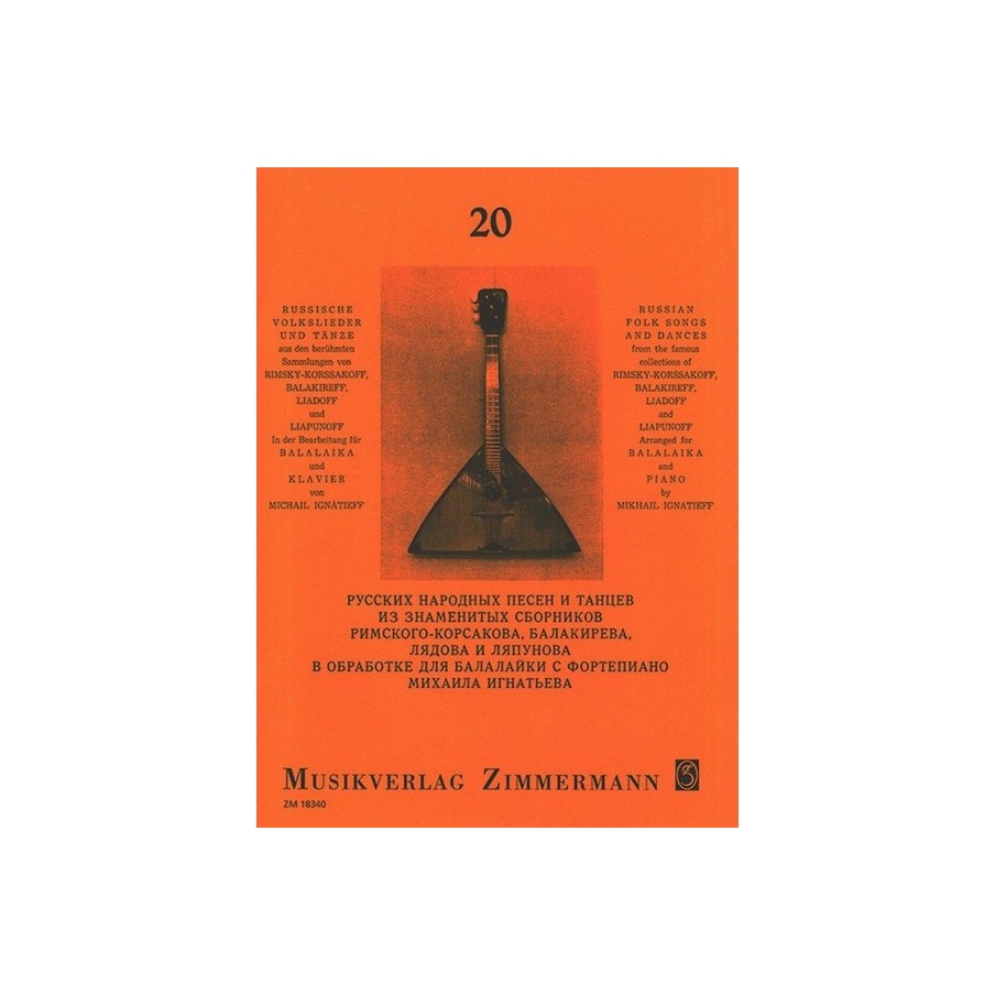 Zwanzig Russische Volkslieder und Tänze 