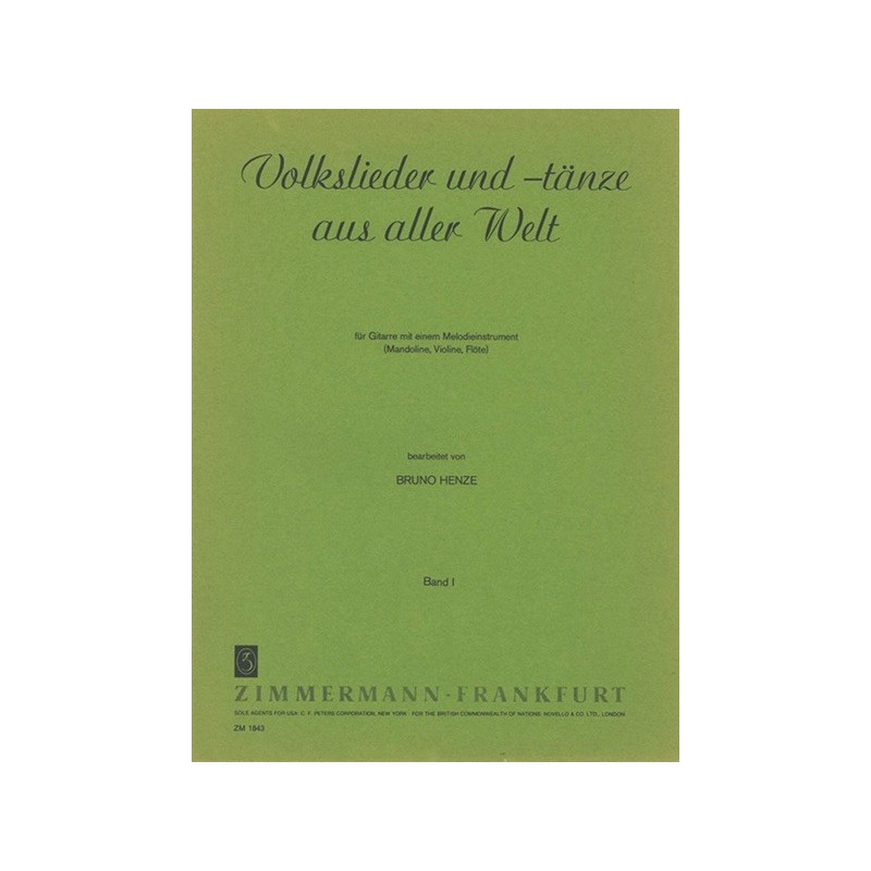 Volkslieder und -tänze aus aller Welt Heft 1 