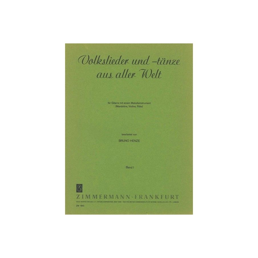 Volkslieder und -tänze aus aller Welt Heft 1 