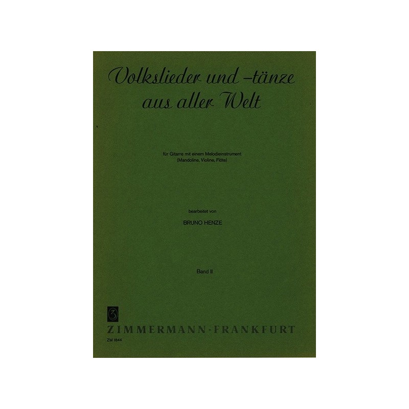 Volkslieder und -tänze aus aller Welt Heft 2 