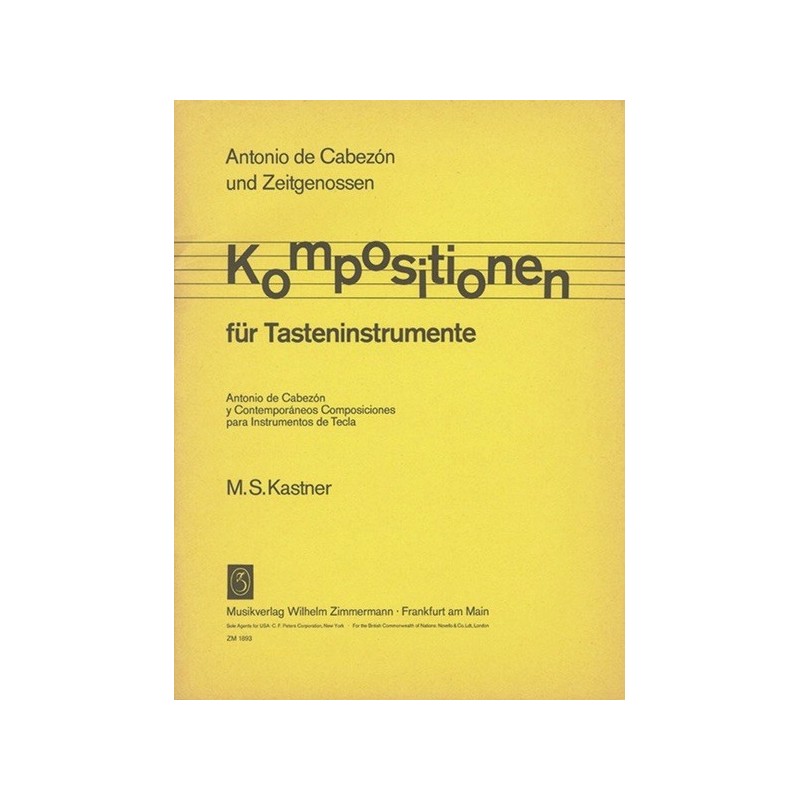Kompositionen von A. de Cabezón und Zeitgenossen 