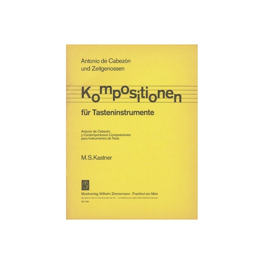 Kompositionen von A. de Cabezón und Zeitgenossen 