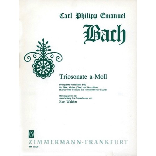 Triosonate a-Moll Wq 148 