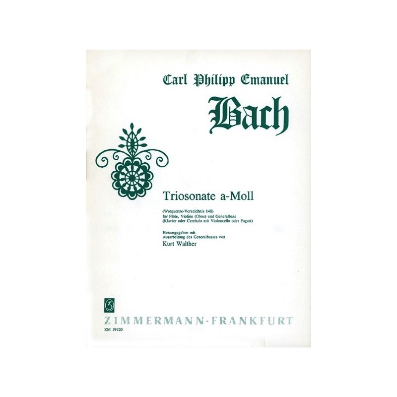 Triosonate a-Moll Wq 148 