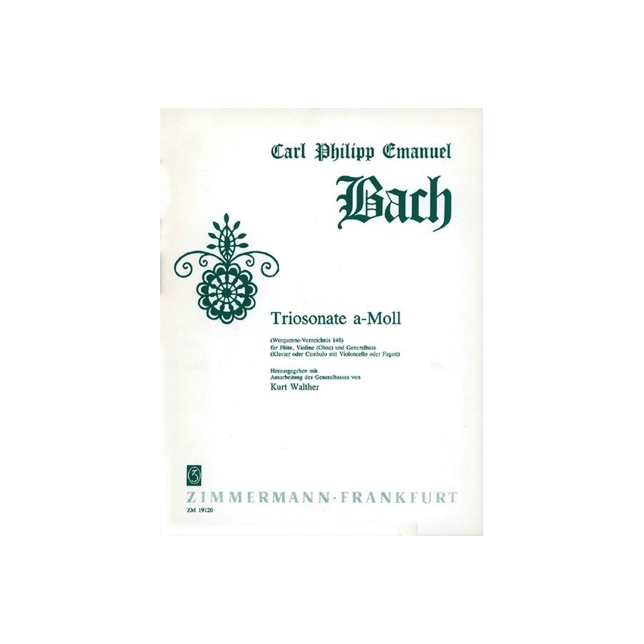 Triosonate a-Moll Wq 148 