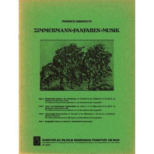 Zimmermann-Fanfaren-Musik Heft 1 