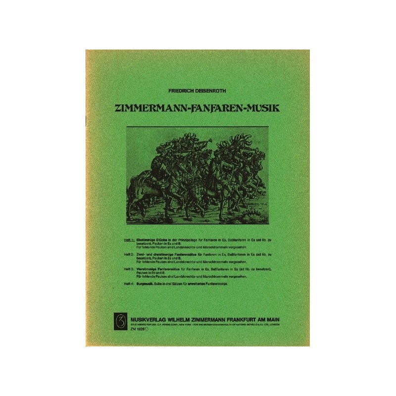 Zimmermann-Fanfaren-Musik Heft 1 