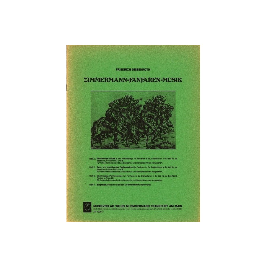 Zimmermann-Fanfaren-Musik Heft 1 