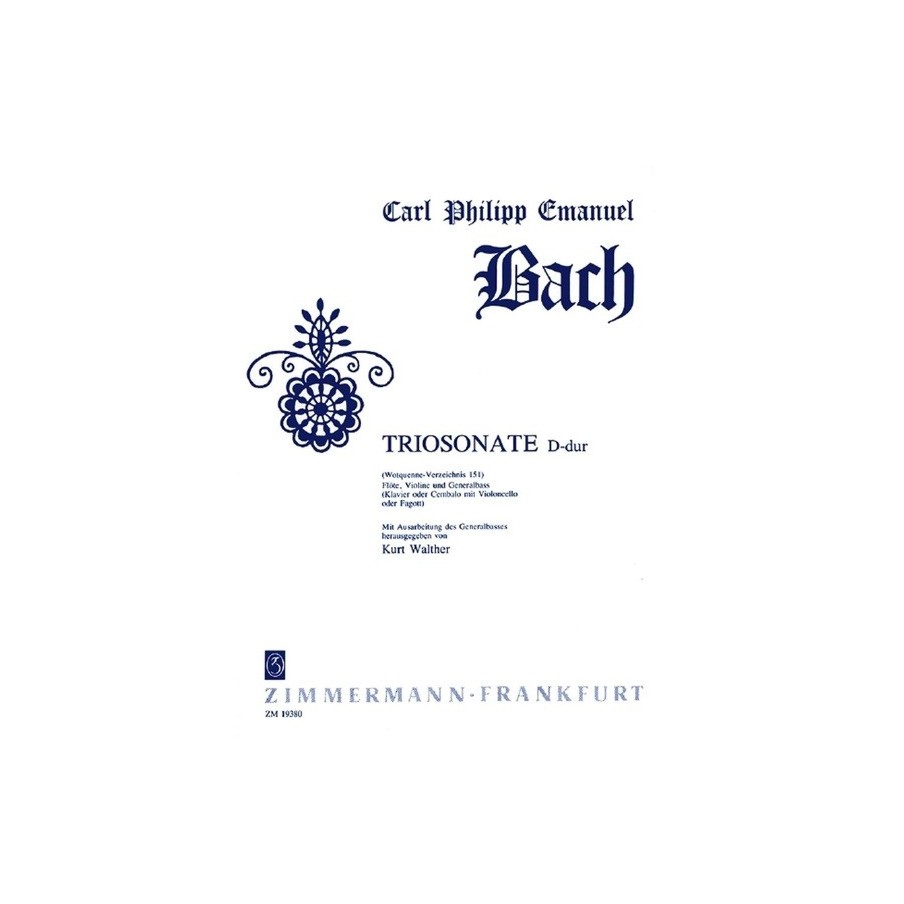 Triosonate D-Dur Wq 151 