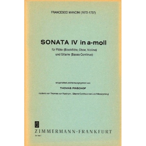 Sonata IV a-Moll 