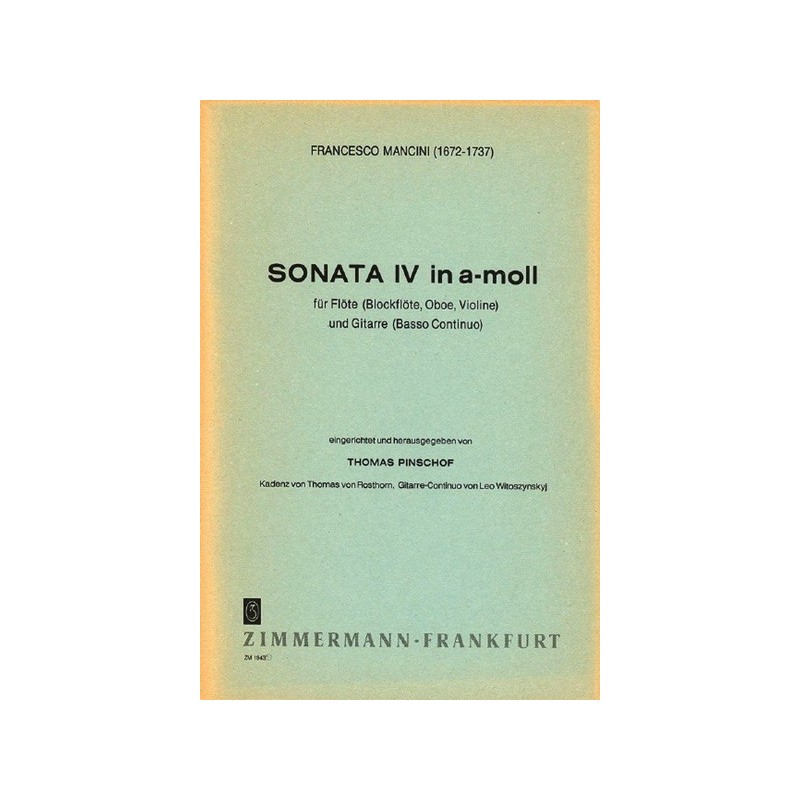 Sonata IV a-Moll 