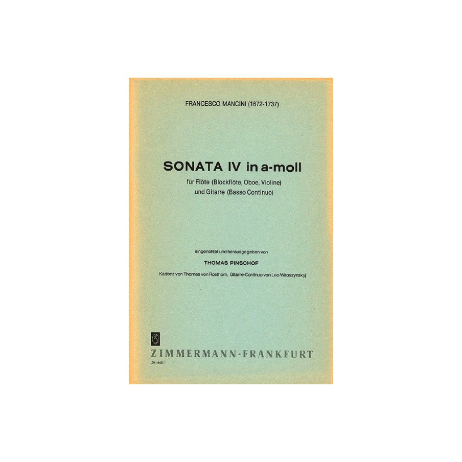 Sonata IV a-Moll 
