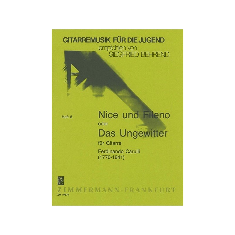 Nice und Fileno oder Das Ungewitter op. 2 