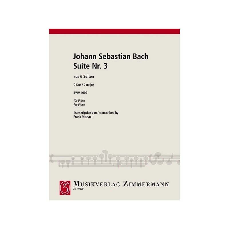 Sechs Suiten BWV 1009 