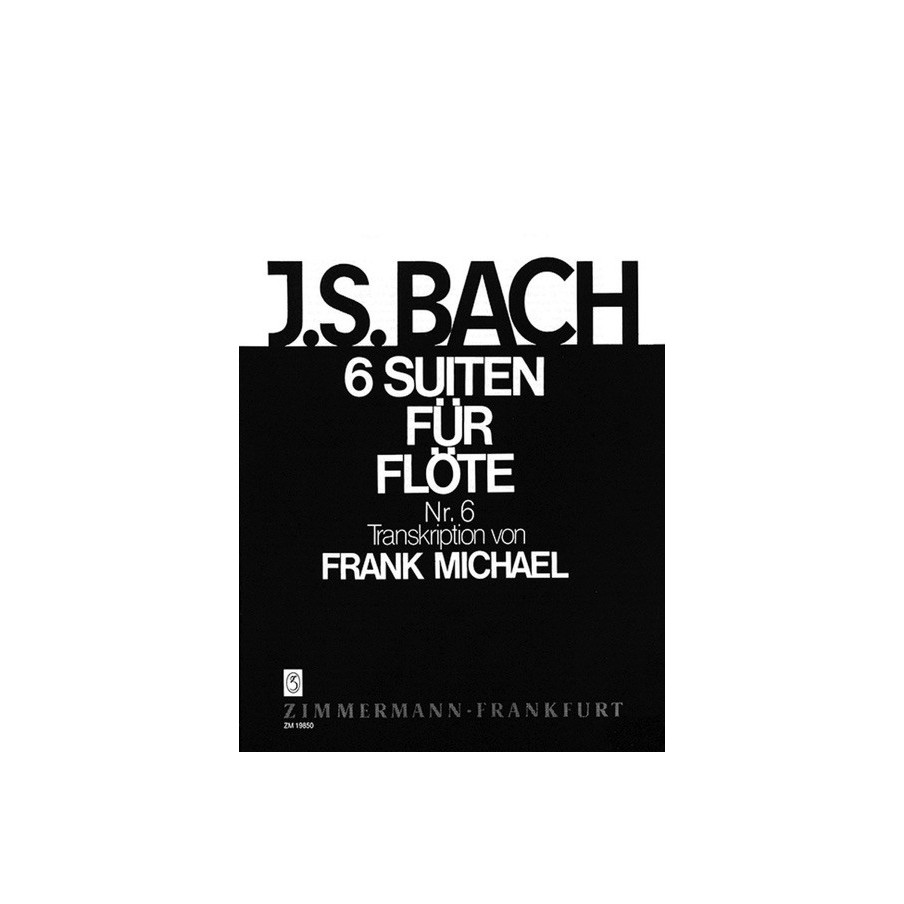 Suite No 6 In D Major Bwv 1012 