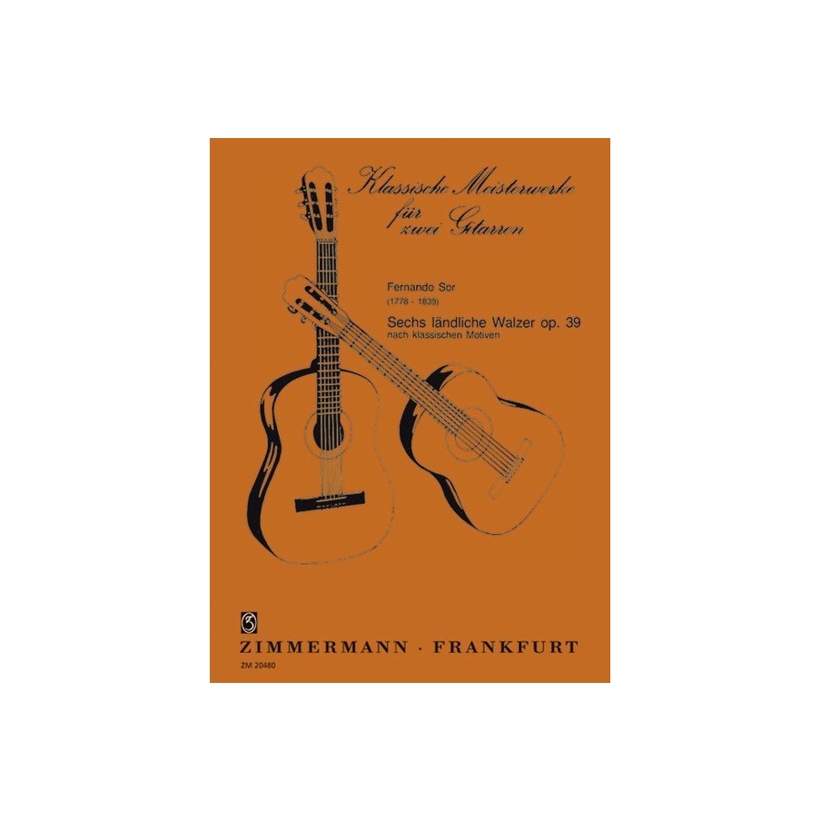 Sechs Ländliche Walzer Nach Klassischen Motiven 