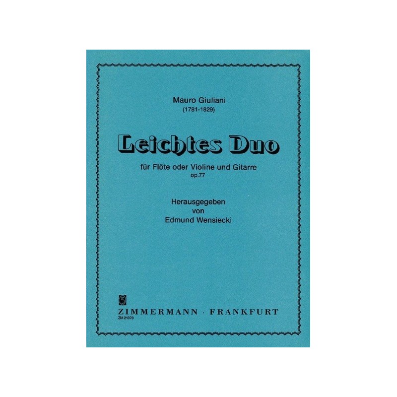 Leichtes Duo op. 77 