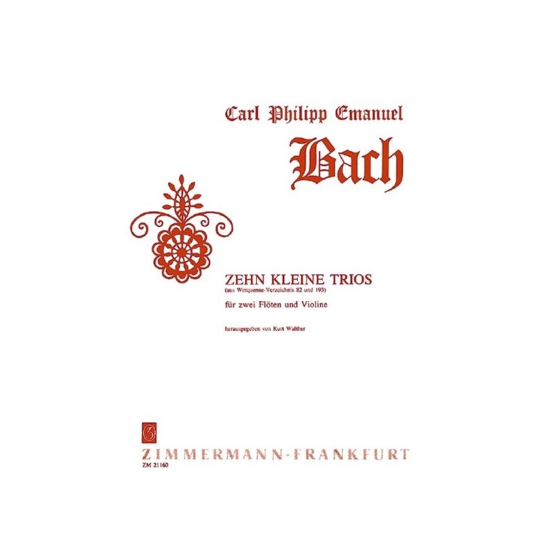Zehn kleine Trios Wq 193, 81, 82 