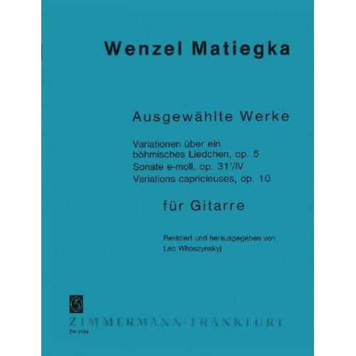 Variationen über ein böhmisches Liedchen, op. 5 