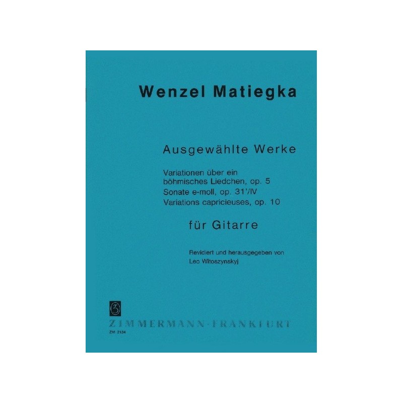 Variationen über ein böhmisches Liedchen, op. 5 