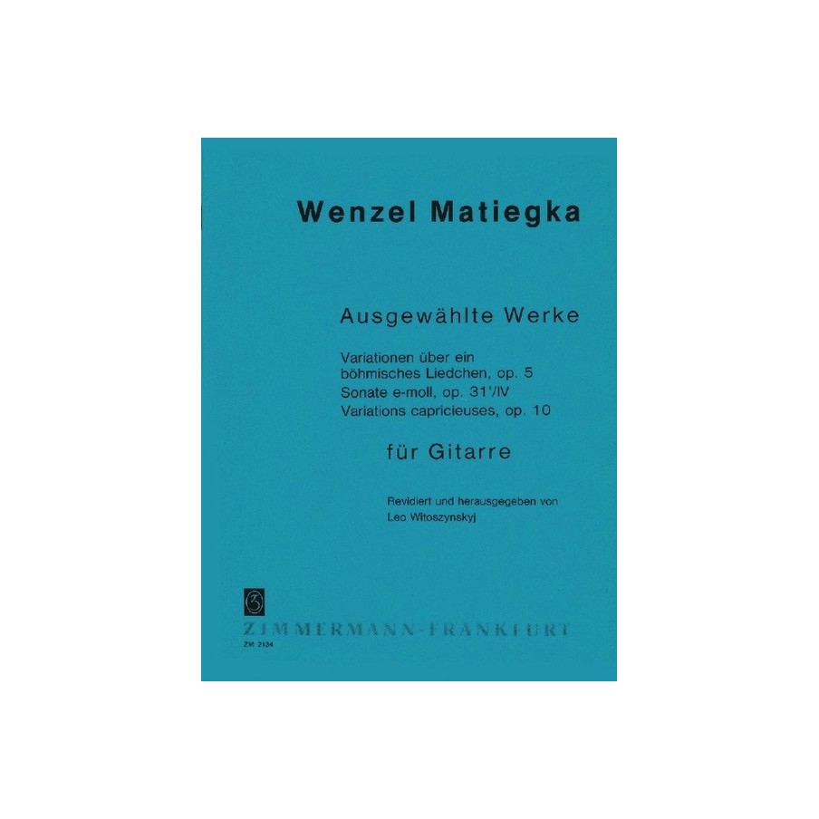 Variationen über ein böhmisches Liedchen, op. 5 