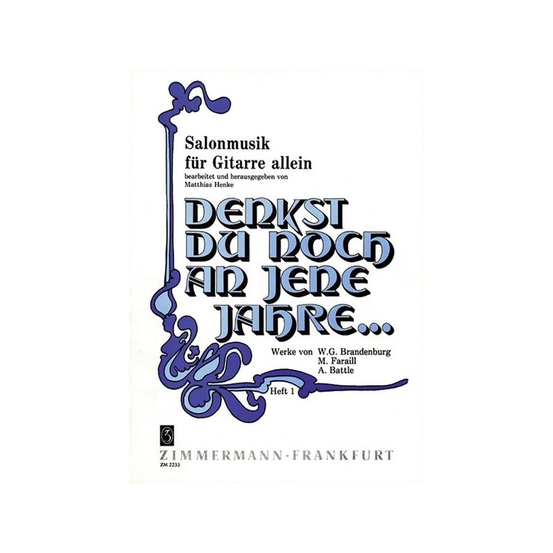 Denkst du noch an jene Jahre Heft 1 