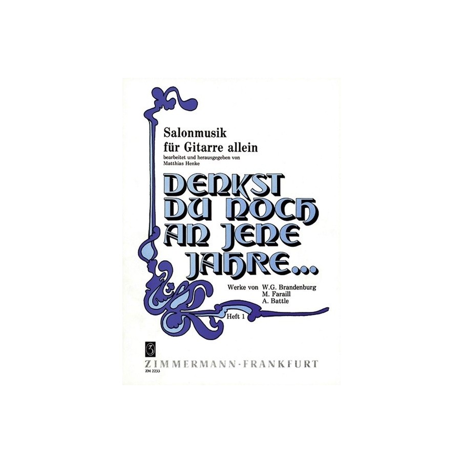 Denkst du noch an jene Jahre Heft 1 