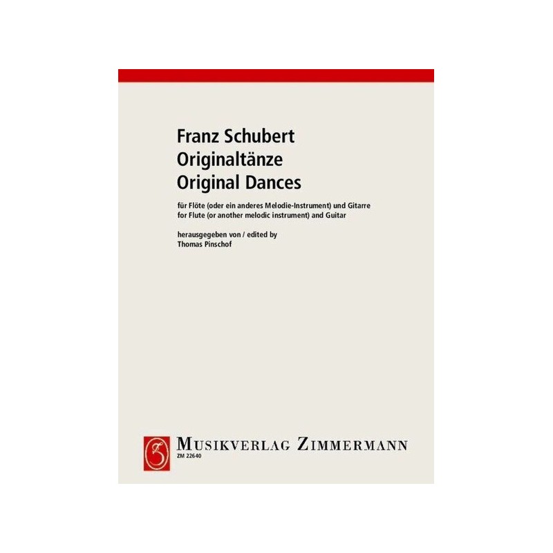 15Originaltänze für Melodie-Instrument und Gitarre 