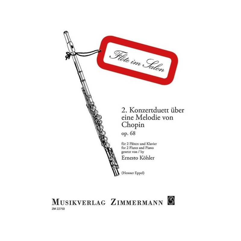 Zweites Konzertduett Uber Eine Melodie Op. 68 