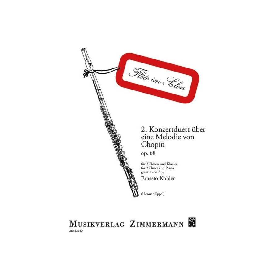 Zweites Konzertduett Uber Eine Melodie Op. 68 