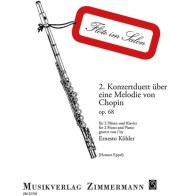 Zweites Konzertduett Uber Eine Melodie Op. 68 